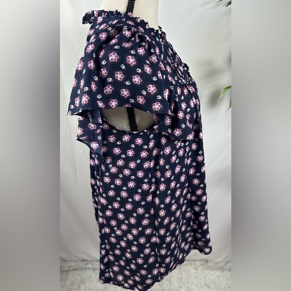 LOFT Multicolor Floral Knit Top - Picture 7 of 12